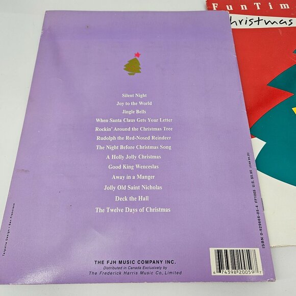 FJH Piano Christmas Lesson Sheet Music Books Level 2B 3A 3B Begin Intermed Set - Picture 7 of 12